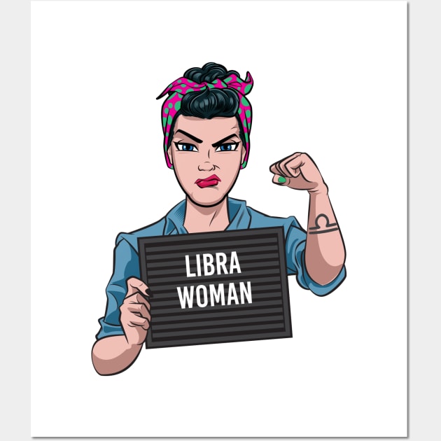 Libra Woman Wall Art by Surta Comigo